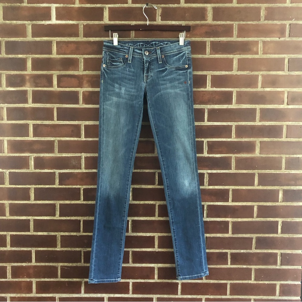 Never worn Genetic Denim skinny jeans recessive gene blue size 26